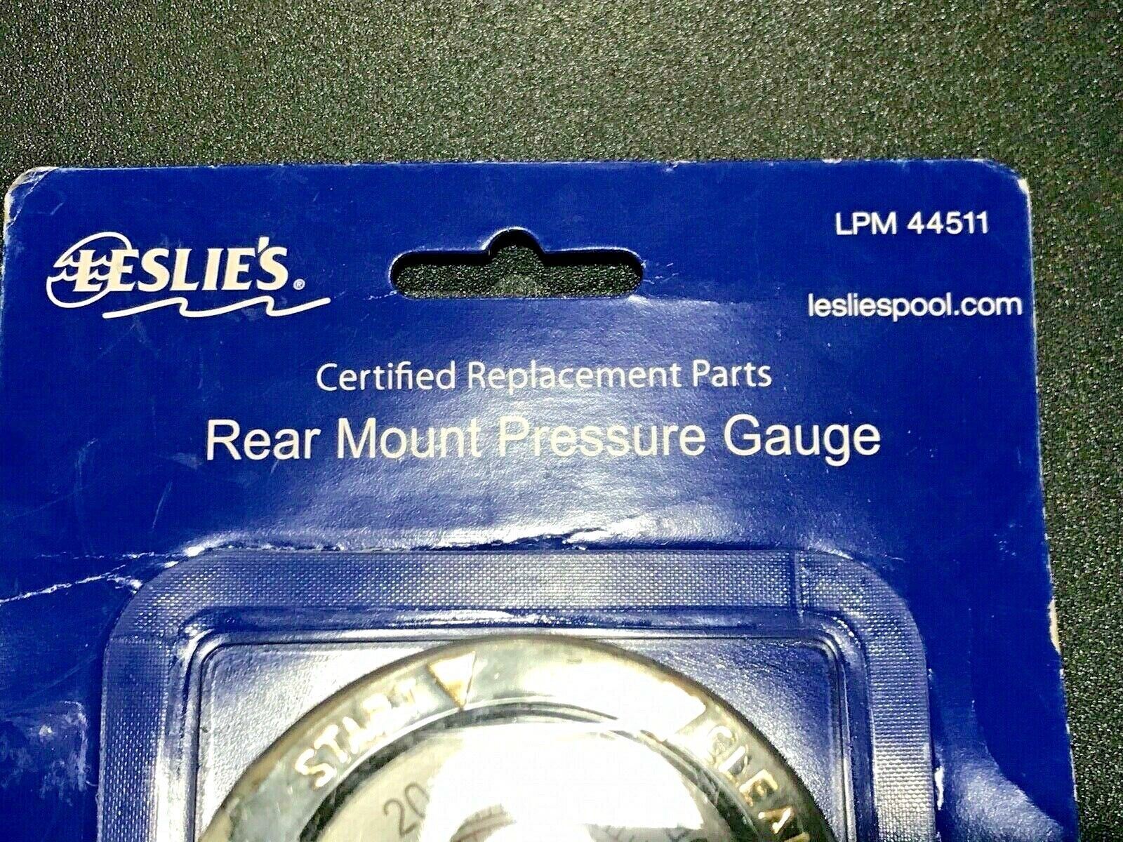 Leslie's LPM 44511 Rear Mount Pressure Gauge 1/4" Thread- New gallery