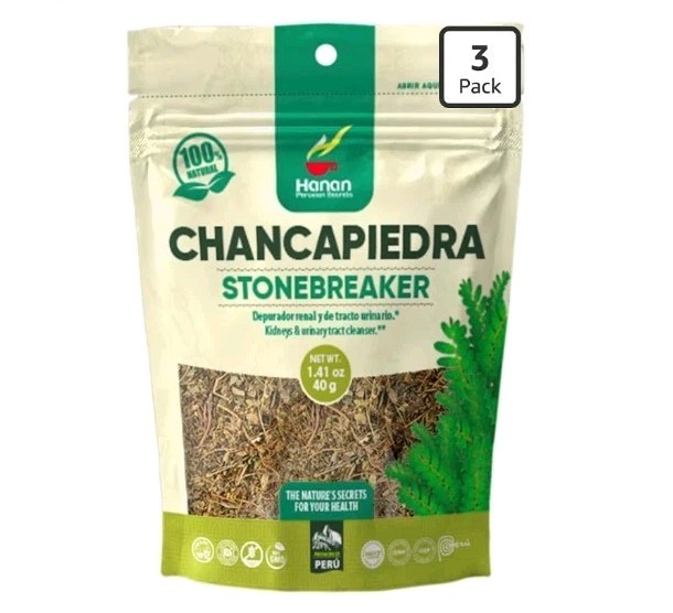 Hanan Peruvian Secrets 3 Pack Chancapiedra Herbal Tea 100% Natural Stonebreaker gallery