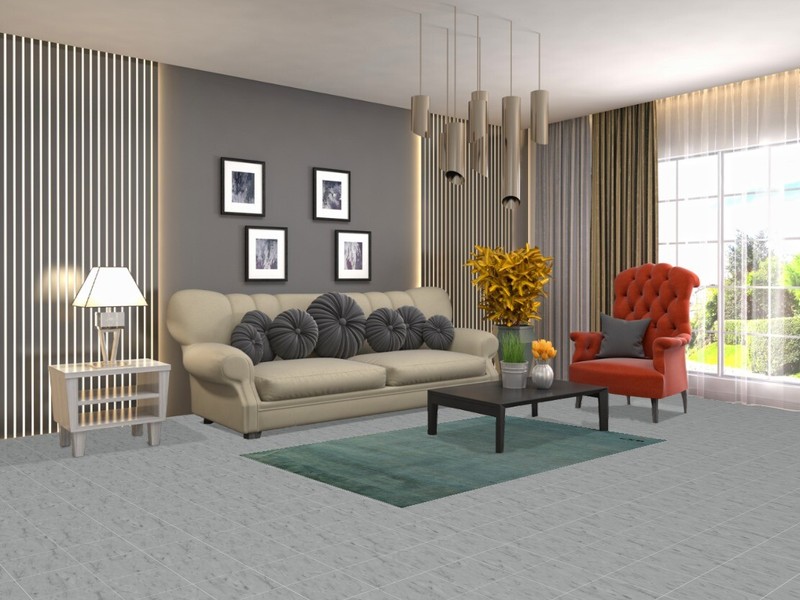 Stylish Gabbeh Solid Design Wool Modern Rug - Enhance Your Home Decor 4x6 ft gallery