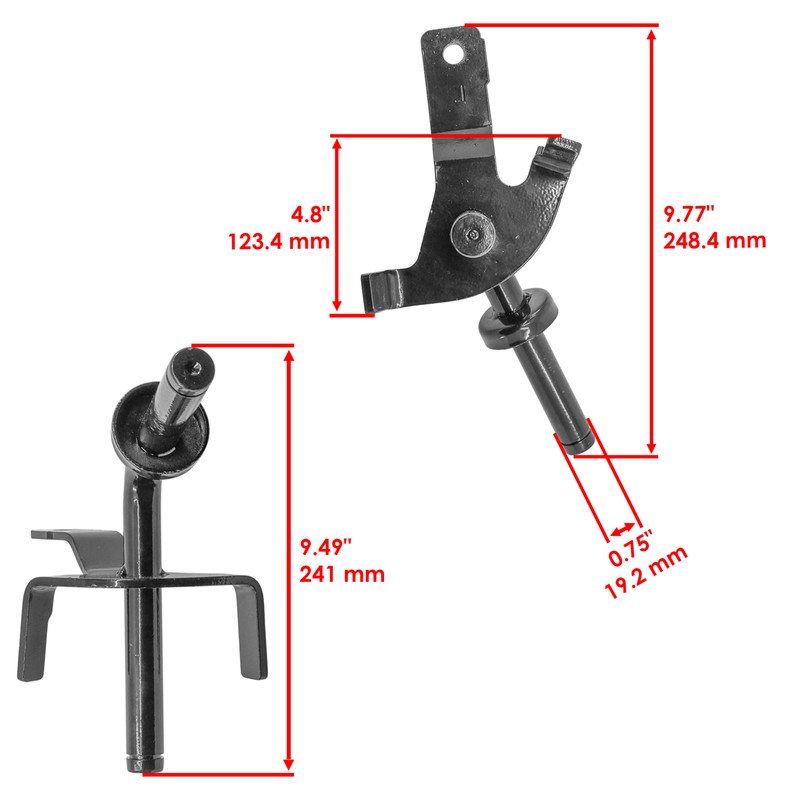 Steering Left Right Spindle for Ayp Craftsman Husqvarna 532403087 532403088 gallery