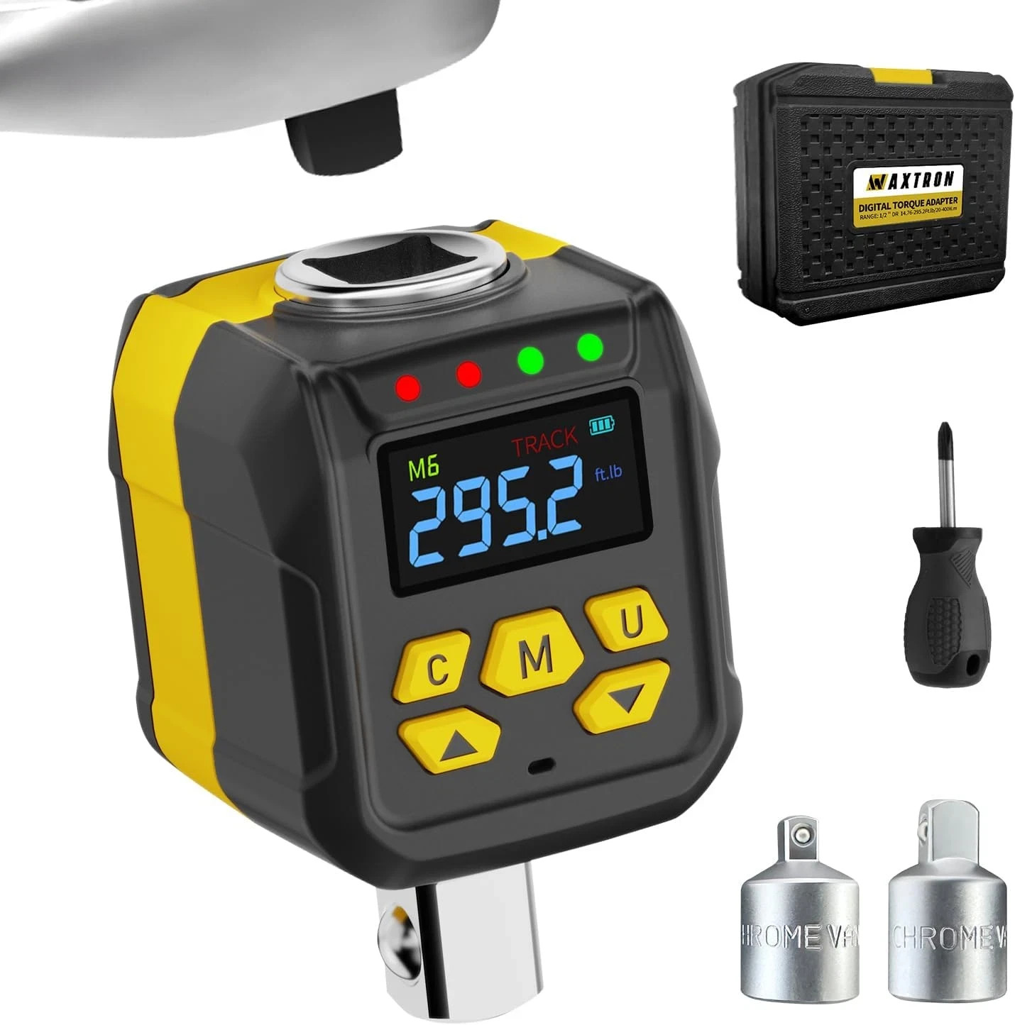 1/2" Digital Torque Adapter 15-295 ft-lb ±2% Accuracy Electronic Wrench Tester gallery