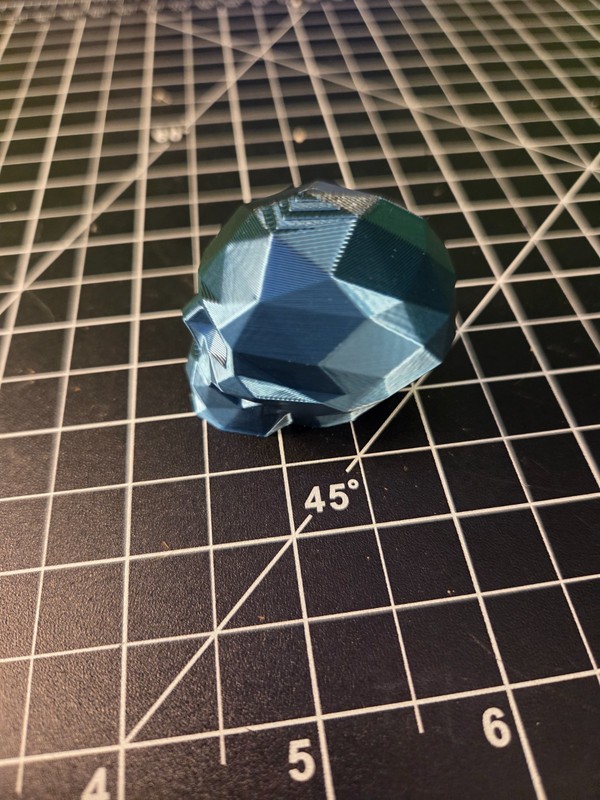3D Printed Mini Low Poly Skull gallery