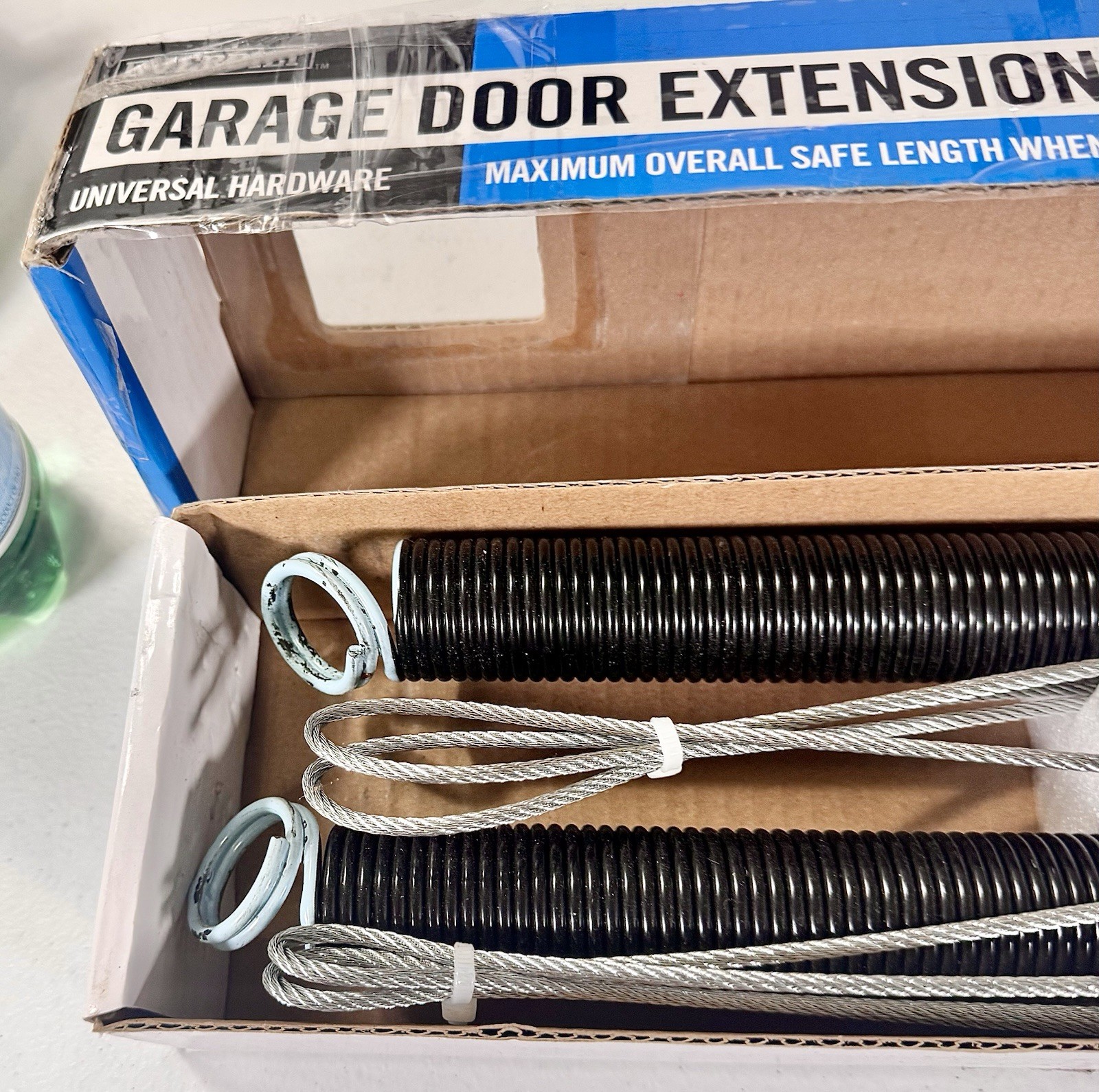 EVERBILT GARAGE DOOR EXTENSHION SPRINGS 90 LB MAX STRETCH LENGHT 67 IN. (2PK) gallery