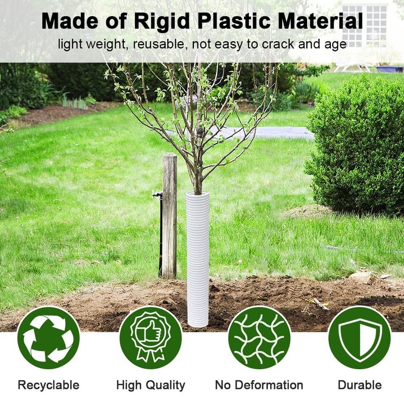Corrugated Tree Guards, Tree Trunk Protectors, Tree Bark Protector Sleeve gallery
