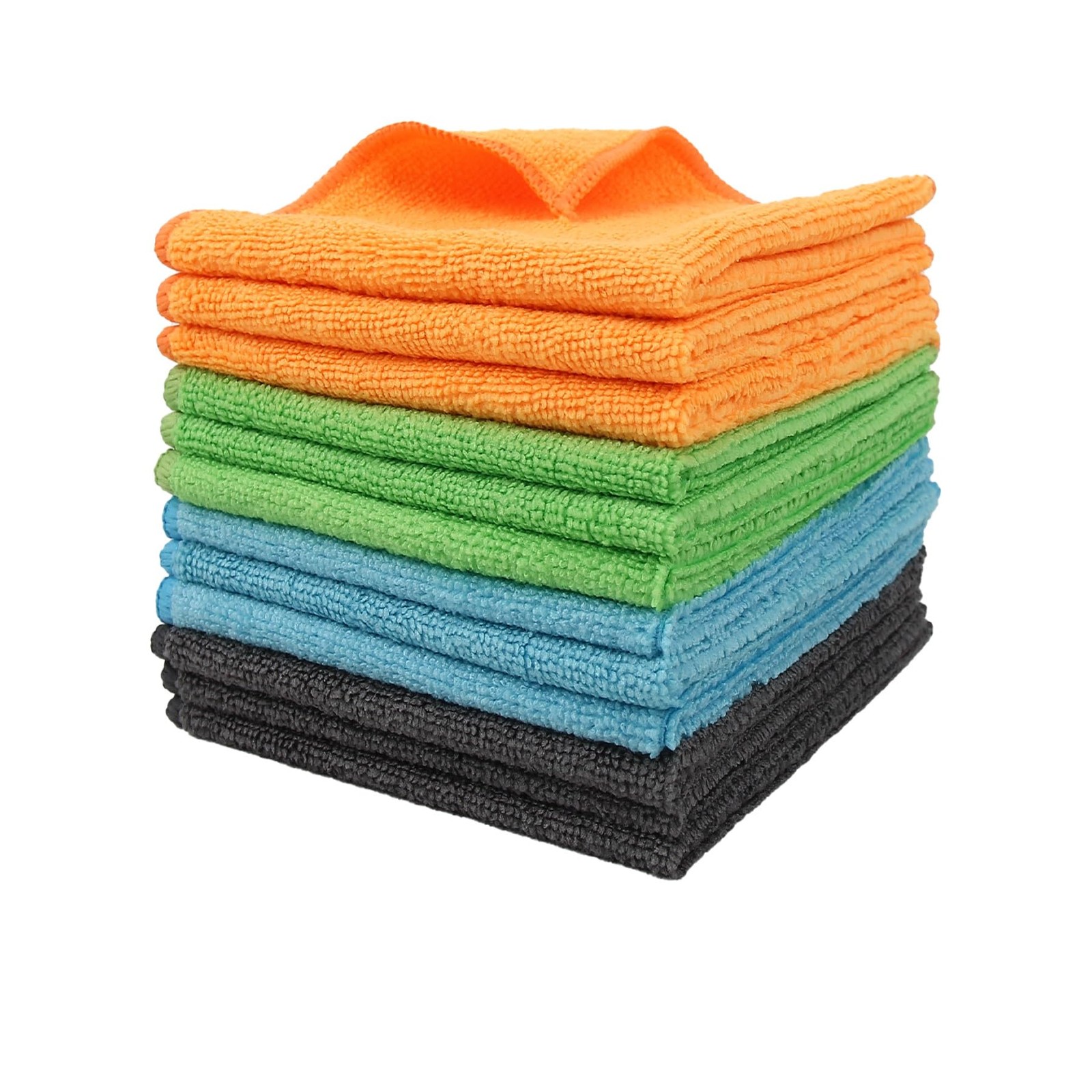 12 Pack Microfiber Cleaning Cloth 11.8x11.8inch - Streak-Free, Reusable Wipes... gallery