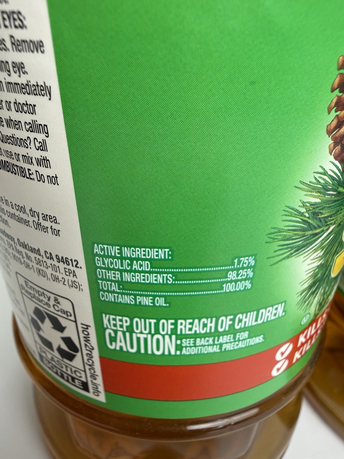 2 Pine Sol ORIGINAL Formula w/ PINE OIL Glycolic Acid Multi Surface 40 oz Each gallery