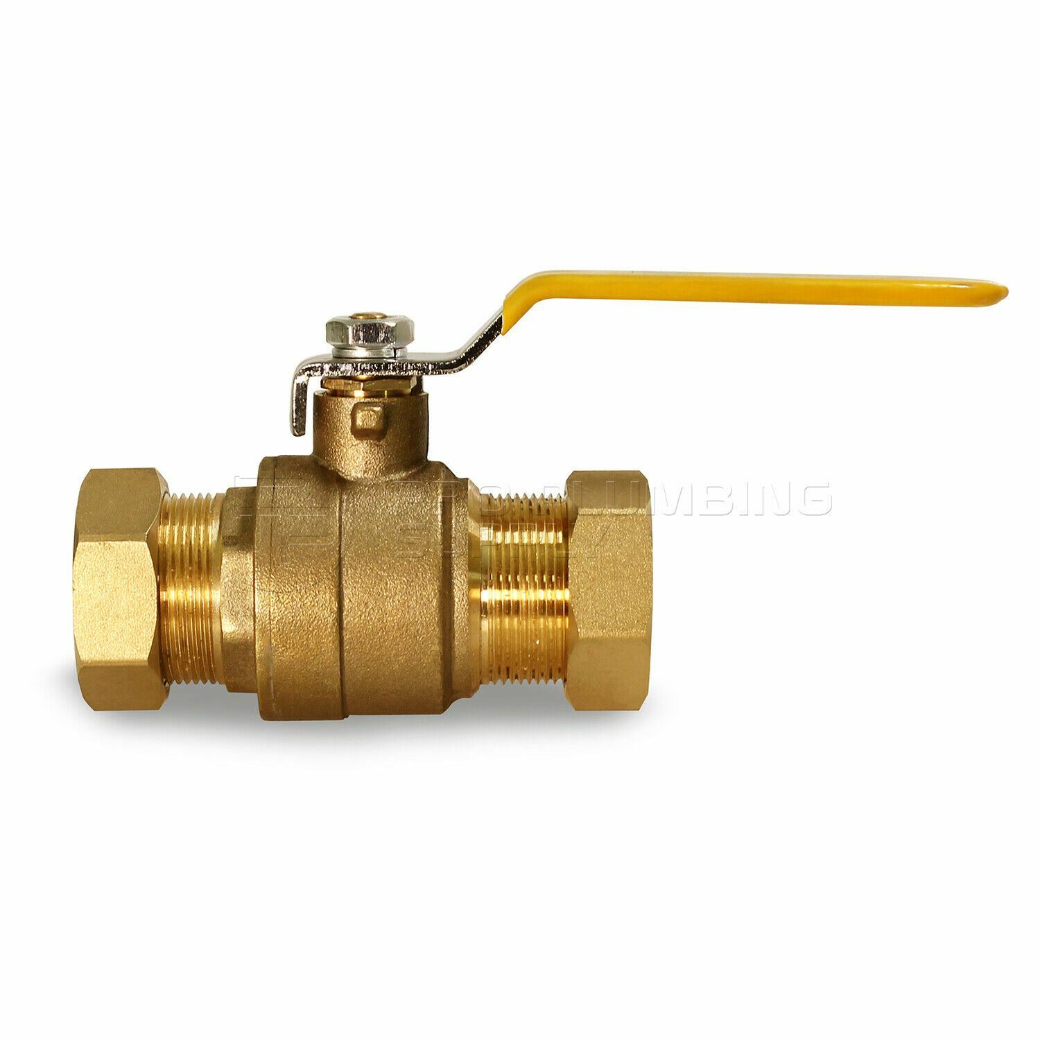 Midline Premium Brass Full Port Ball Valve, with 1/2 in. Compression Connections gallery
