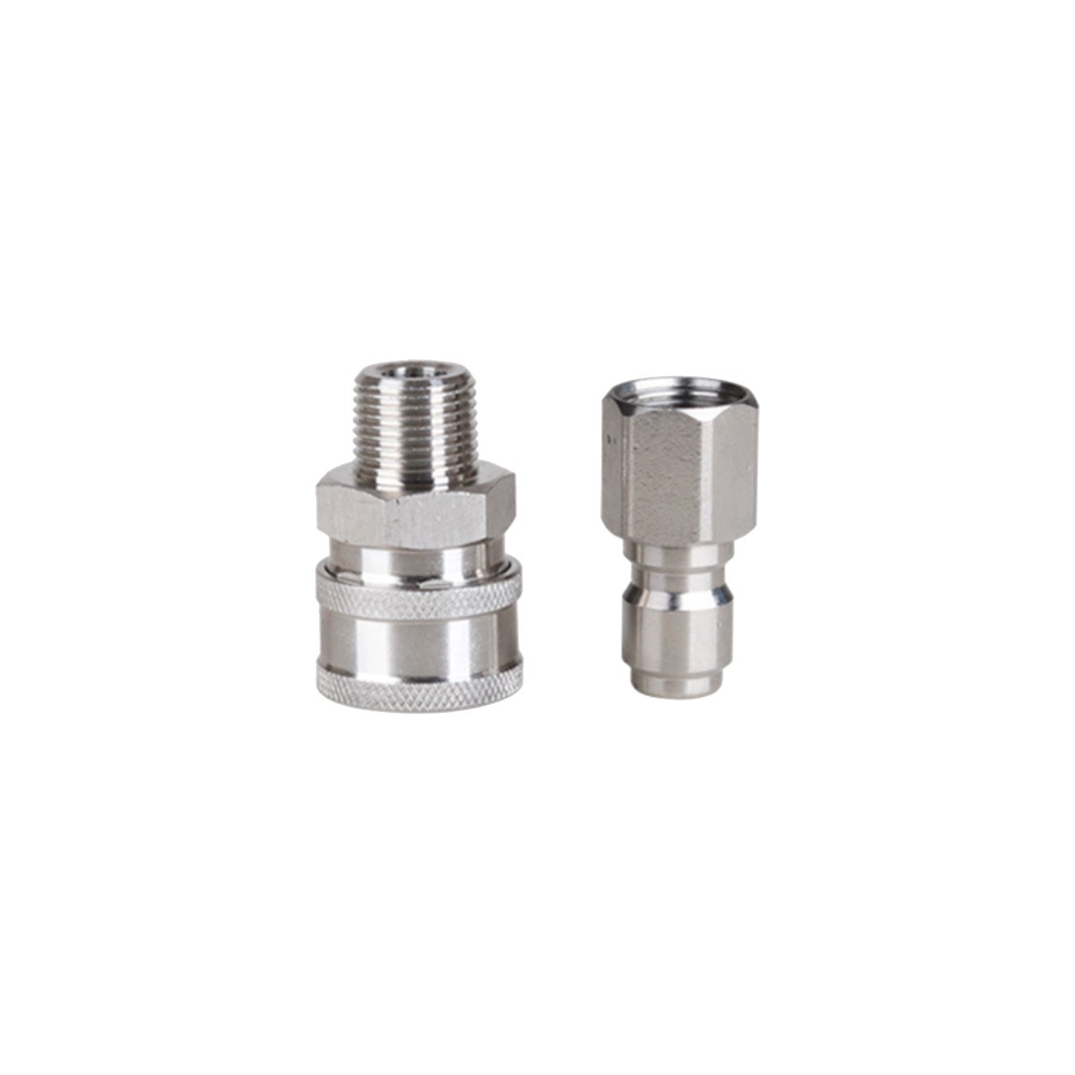 1 set 3/8" NPT Pressure Washer Adapter Stainless Steel Quick Connect Fitting gallery