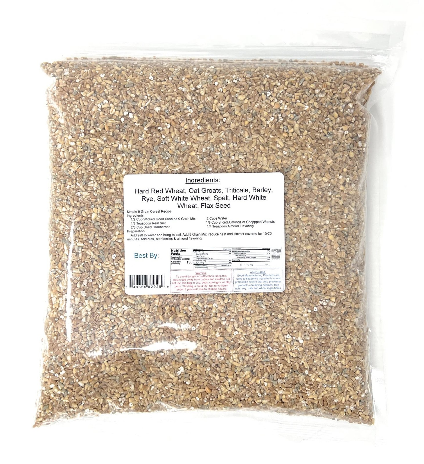 9 Grains Cracked Mix, 44 Ounce Bulk Bag gallery