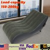 PVC Flocking Sofa Bed Max Capacity 440.92lbs Inflatable Sofa Folding Sofa Bed gallery