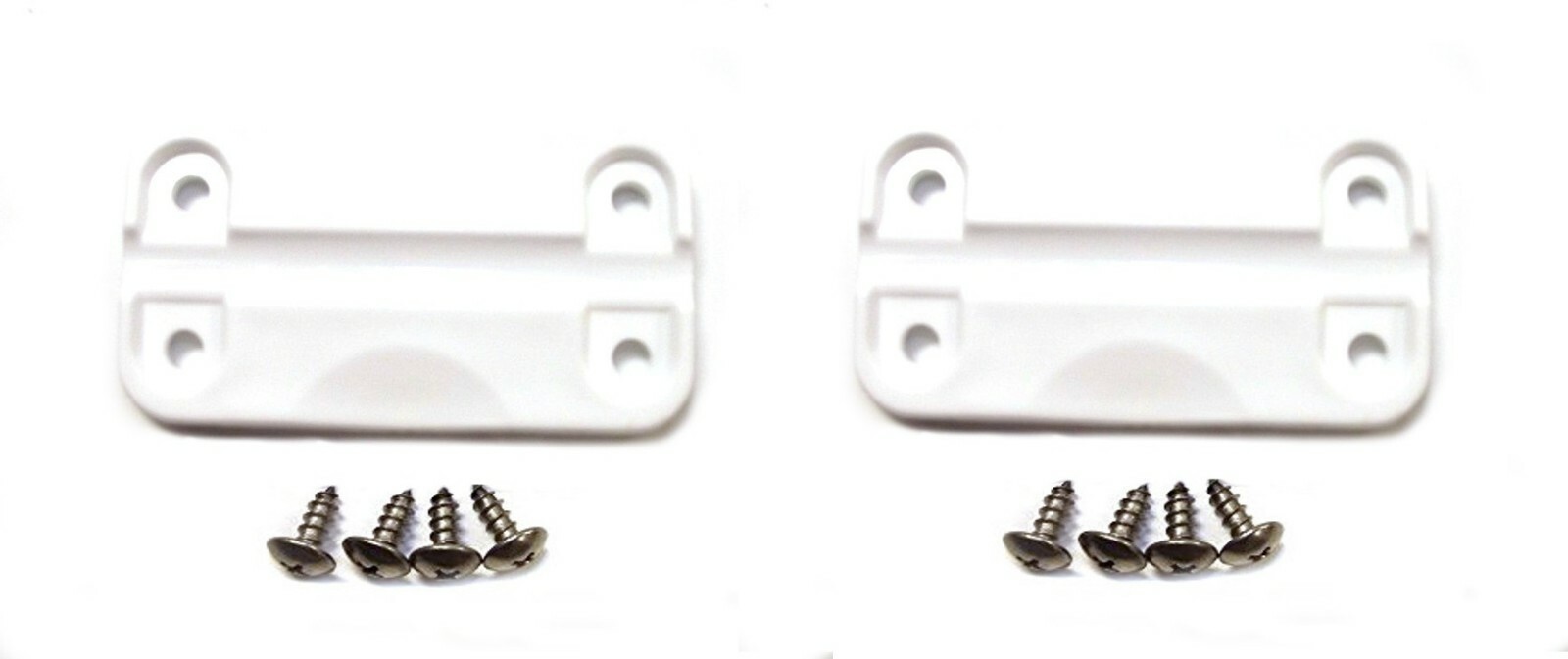 2 Pack Aftermarket Plastic Replacement Hinges for Igloo Cooler includes Screws gallery