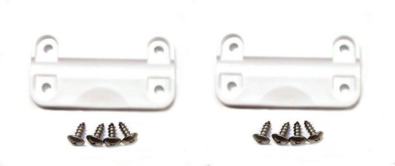 2 Pack Aftermarket Plastic Replacement Hinges for Igloo Cooler includes Screws gallery