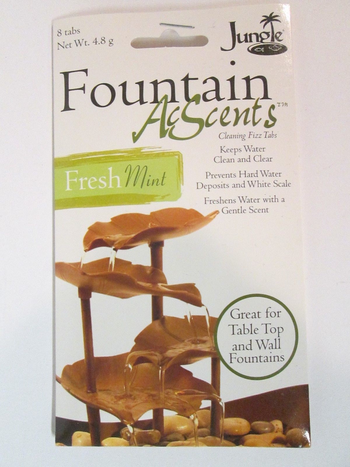 Acscents Water Treatment tablets for Table Top & Wall Fountains Fresh Mint gallery
