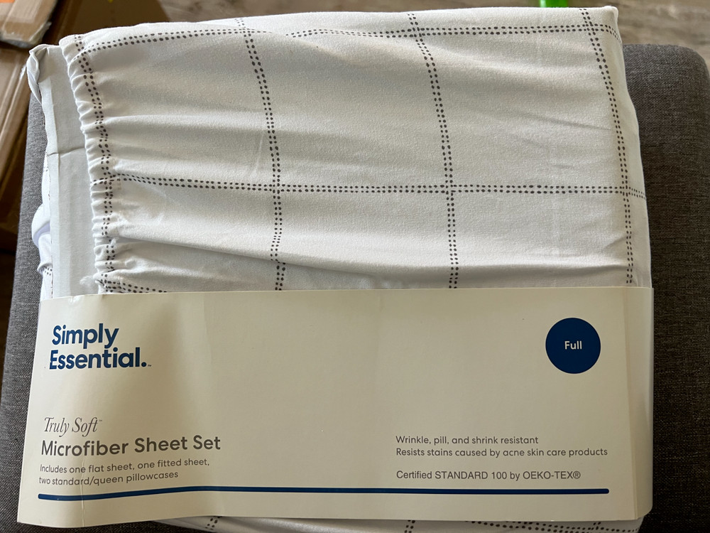 simle essential microfiber sheet set full
