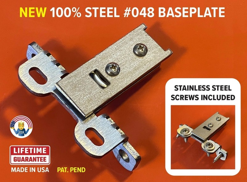 IMPROVED! Grass Cabinet Hinge 048 Base Plate Face Frame Lip Adapter Replica #48 gallery