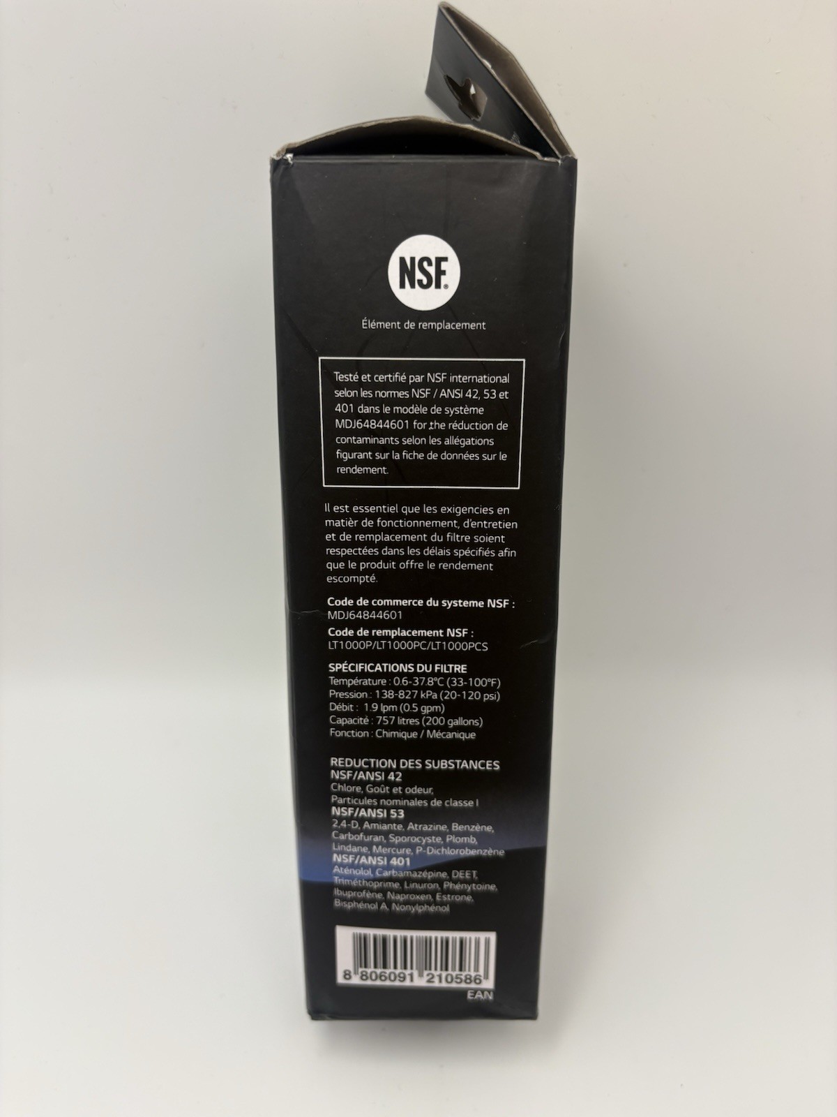 LG LT1000P Water Filter Replacement Cartridge LT1000PC/PCS - NSF gallery