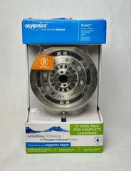 Oxygenics Burst Fixed Shower Head Brushed Nickel 5” Wide 2-GPM Model 91568