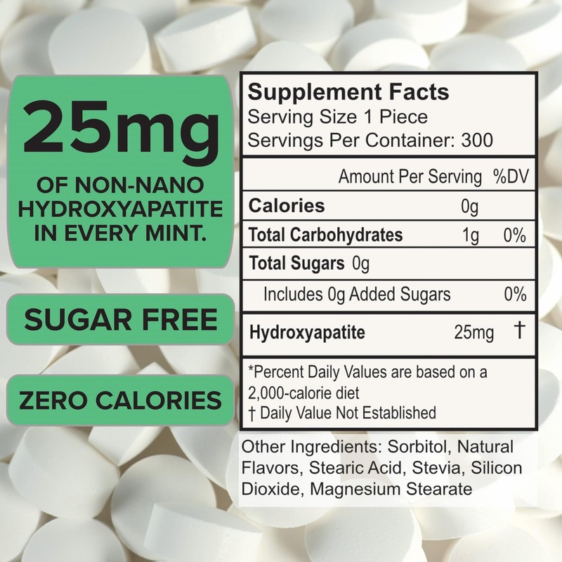 Crait Hydroxyapatite Mints with 25mg HA per Piece – Sugar Free Mints for Dry ... gallery