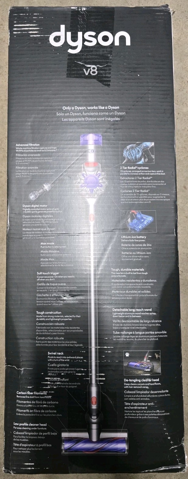 Dyson V8 Cordless Stick Vacuum Cleaner (SV25) 400473-01 - New gallery