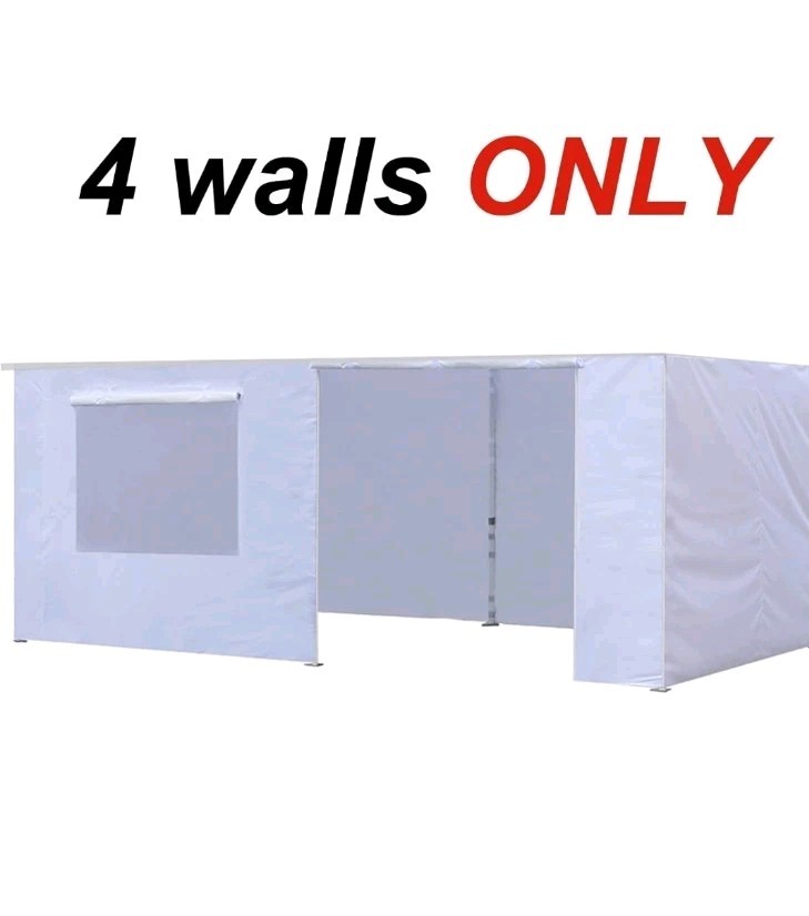 Zippered Walls For 10x20 Replace Canopy EurMax Sidewall Kit Four Walls Only gallery