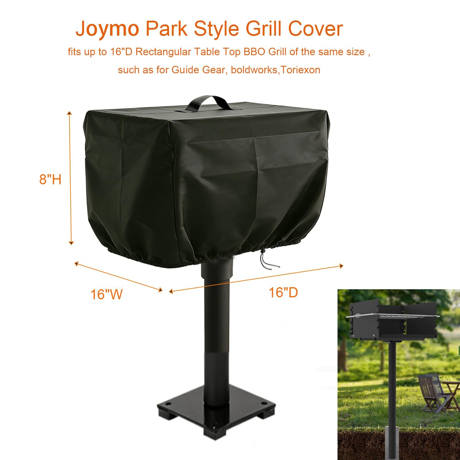 Park Style Grill Cover for Toriexon, Waterproof Park Grill BBQ Covers for Com... gallery