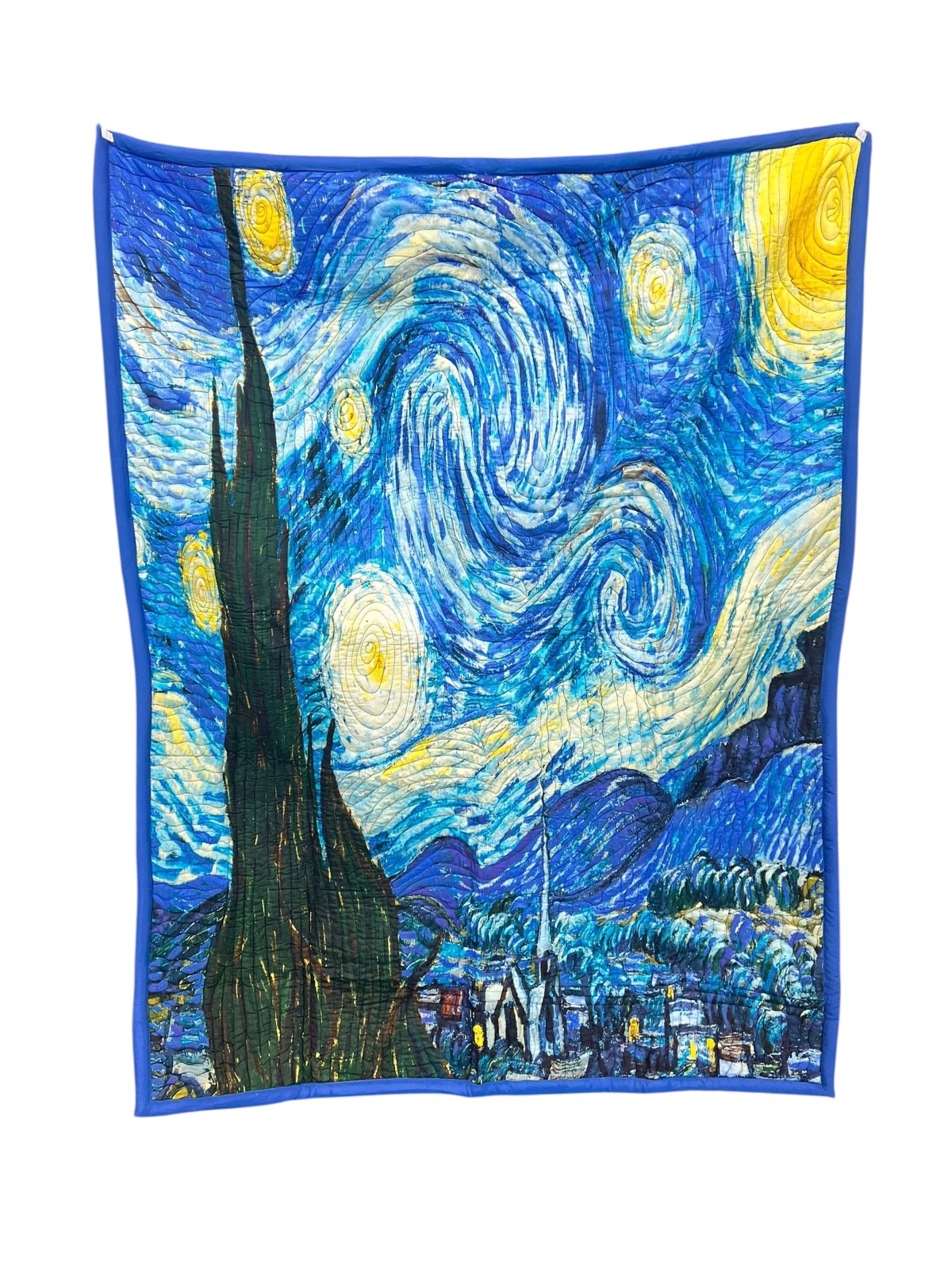 Starry Night Quilt Van Gogh 100% Cotton 51" x 65" New in Packaging! gallery