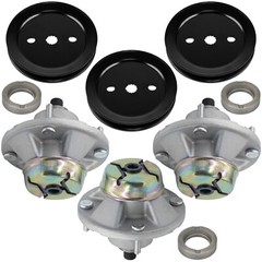 3 Celox Spindle Assembly W/Pulley 48″ Deck For John Deere X360 X500 X520 X530