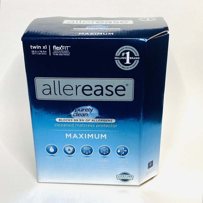 AllerEase Waterproof Twin XL Mattress Protector Maximum Allergy Asthma Dust Mite gallery
