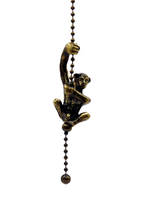 Lamp Parts-Fan/Socket PULL CHAINS-Animal Designs w/#6 Beaded Chain (1 Pc.) gallery