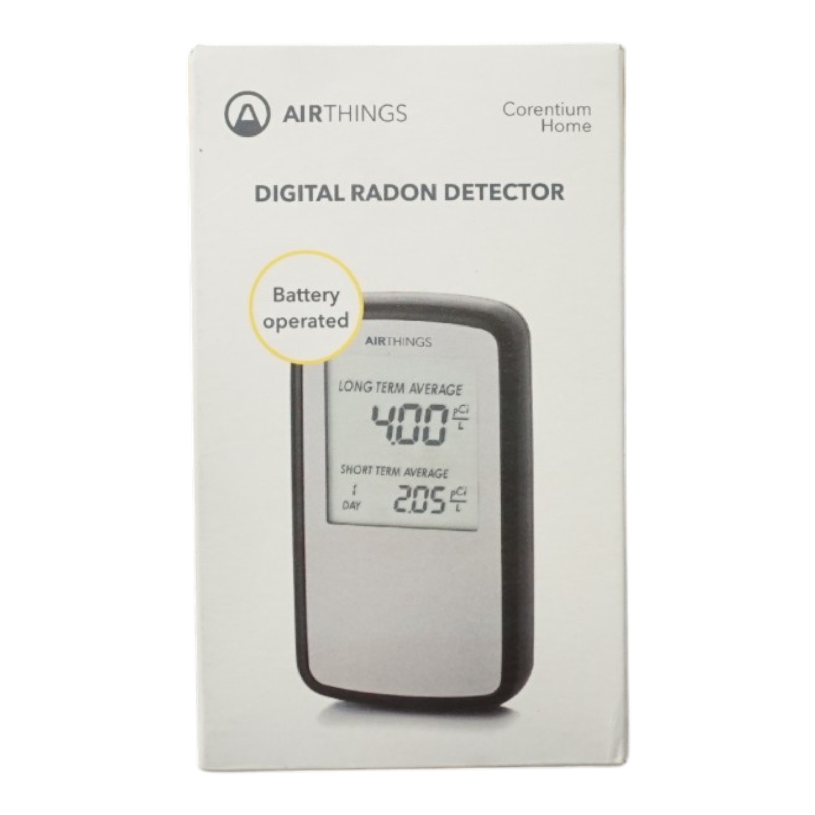 Airthings Corentium Home Radon Detector 223 Portable, Lightweight, Easy-to-Use gallery