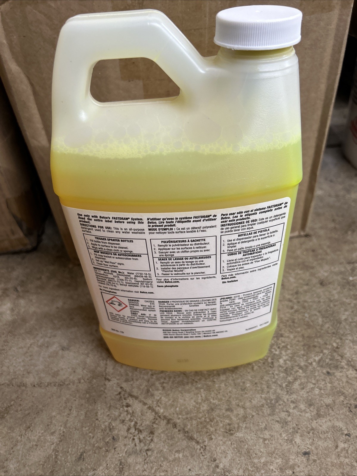 Betco ph7 Ultra floor cleaner. 2L bottle, FAST FREE SHIPPING gallery