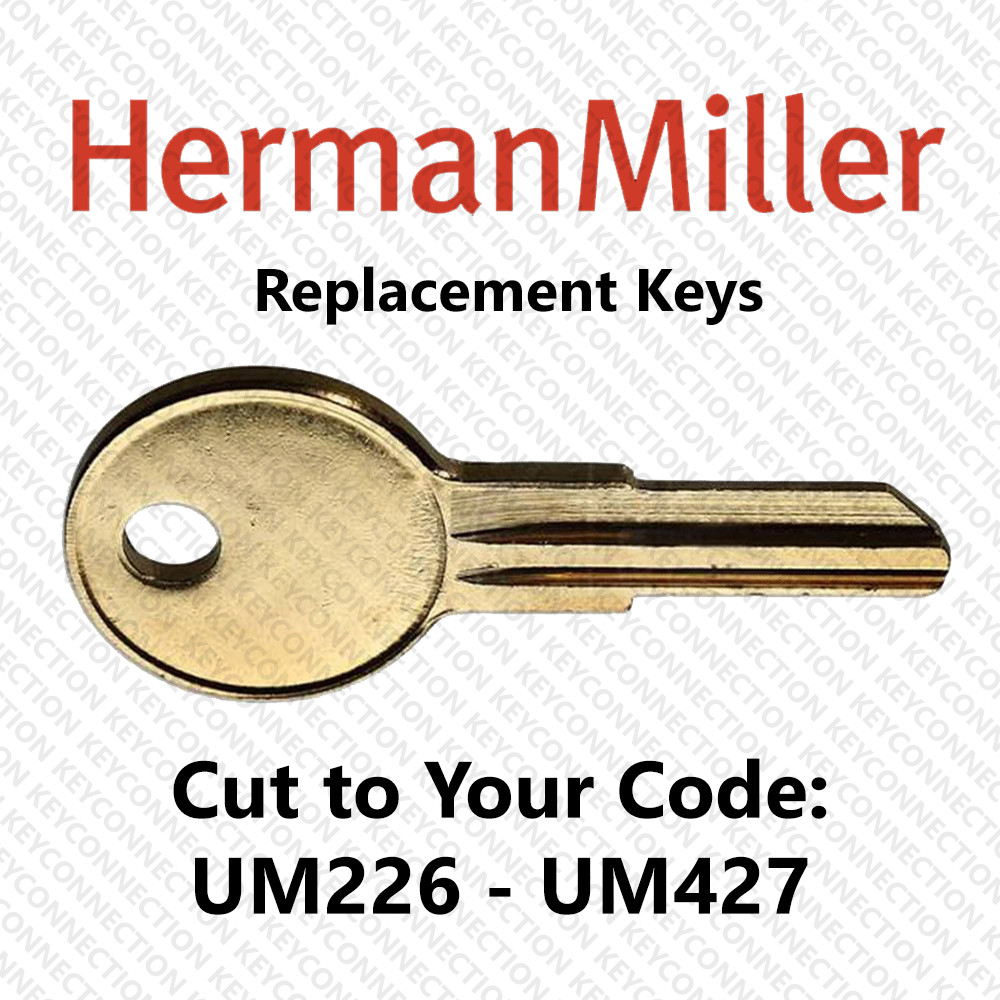Herman Miller File Cabinet Replacement Key Cut to Your Code UM226 - UM427 gallery