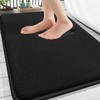 OLANLY Thick Memory Foam Bath Mat Rug 30x18, Extra Soft 30" X 18", Black gallery