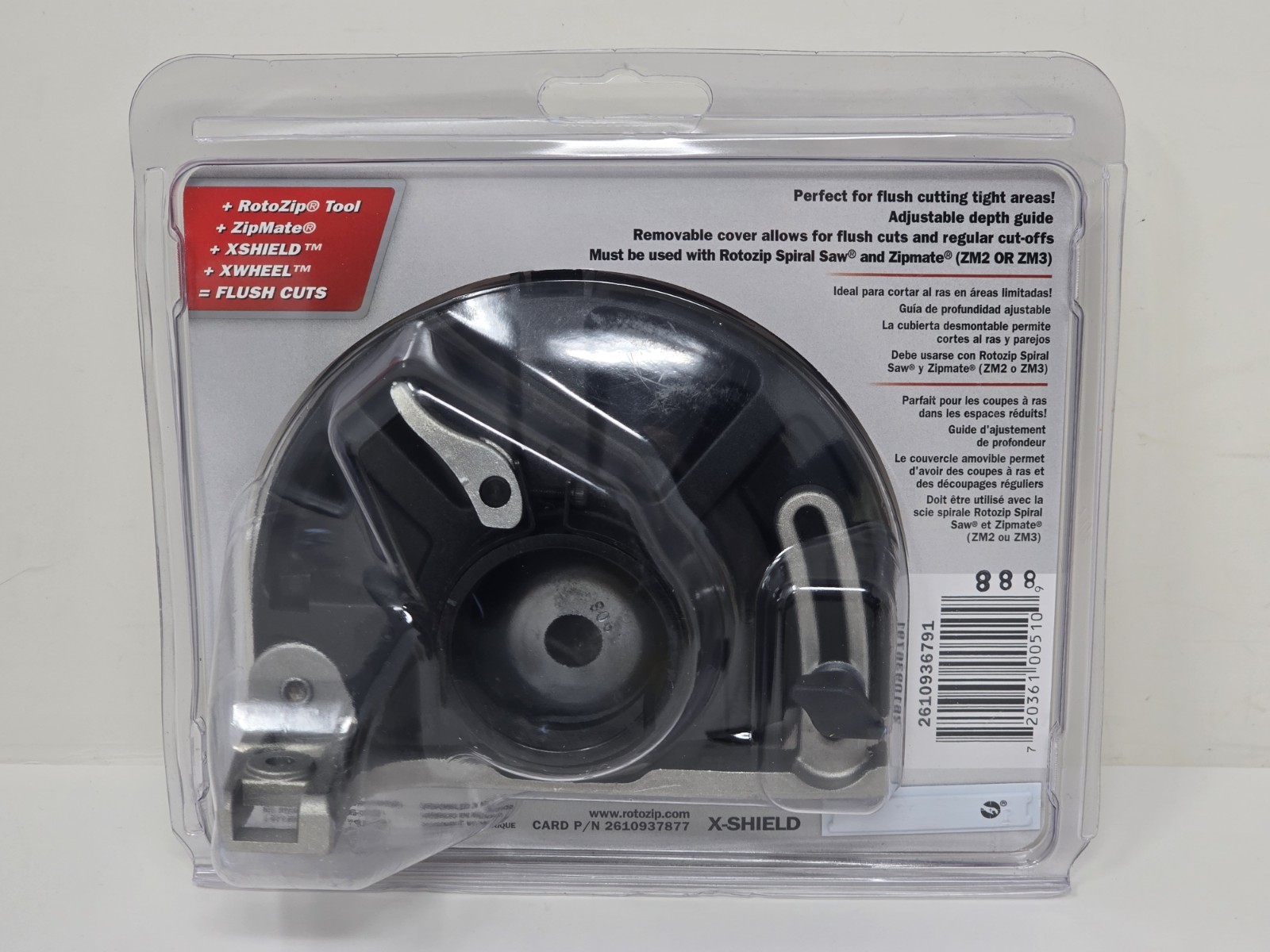 RotoZip XShield (w/ Wood XWheel) for RotoZip Spiral Saw & Zipmate ZM2/ZM3 - NEW gallery