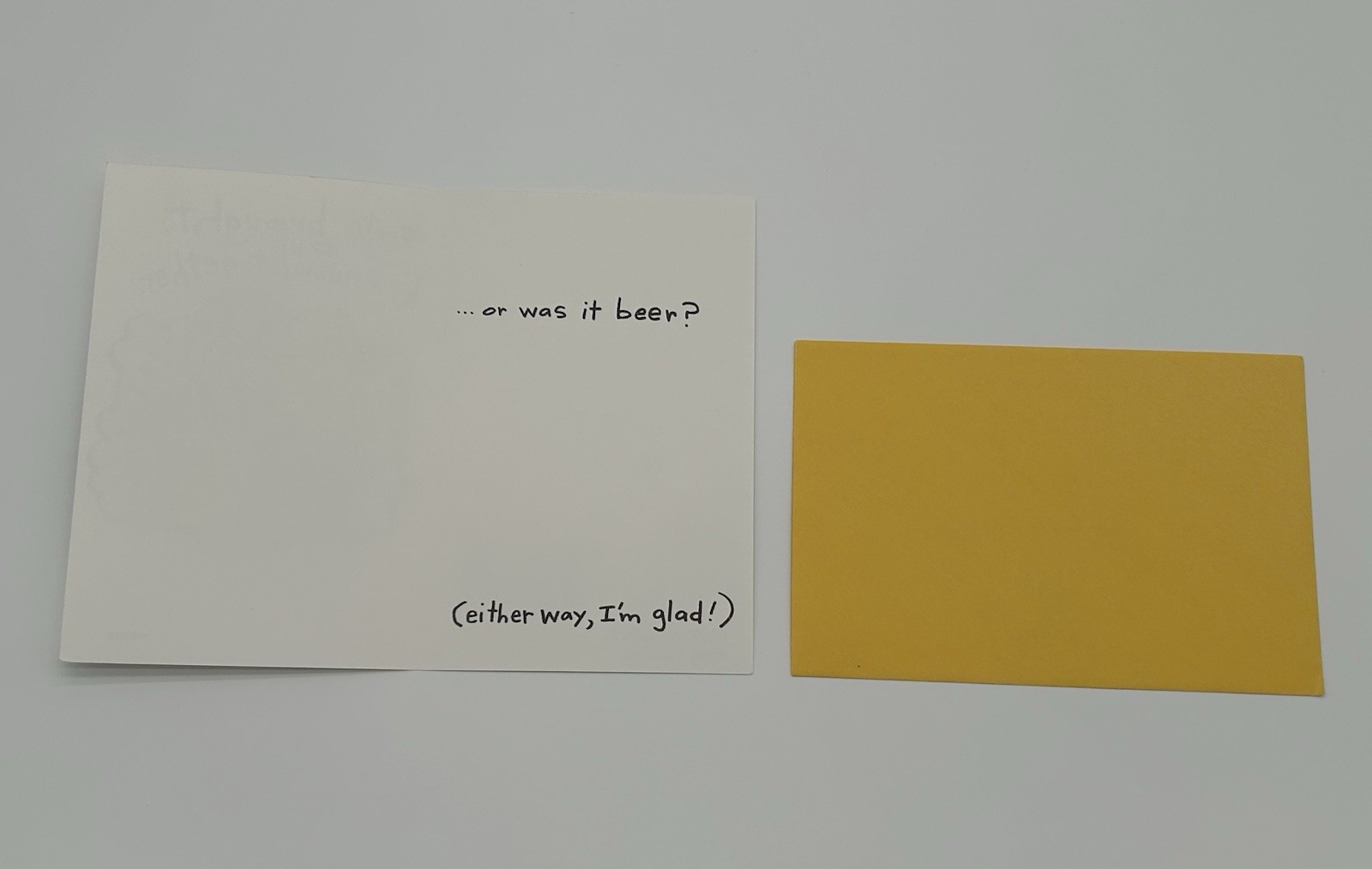 Friendship Card - with Yellow envelope gallery