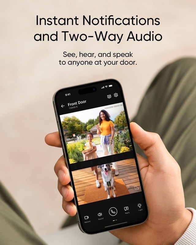 eufy Security 2K Video Doorbell Camera E340 Full HD Extra Battery HomeBase S380 gallery