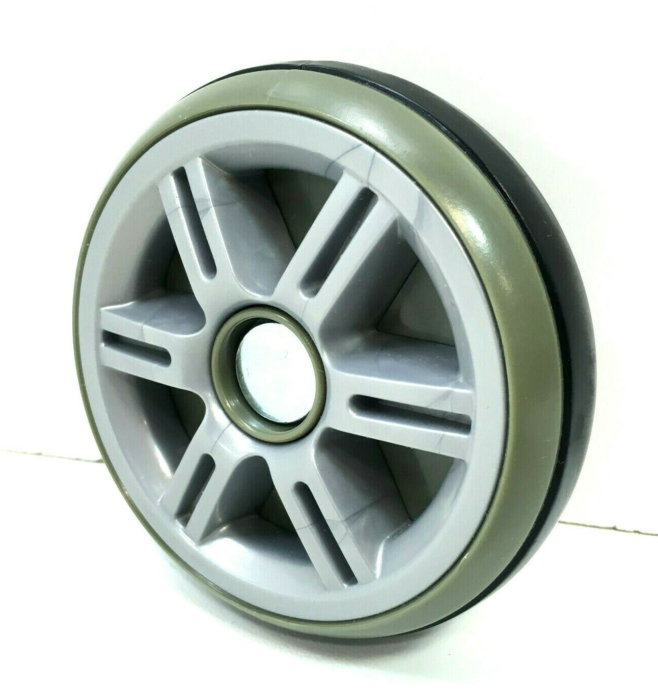 Shark ZU782 Vacuum LEFT or RIGHT WHEEL ASSEMBLY W/ PIN Green Genuine OEM Part gallery