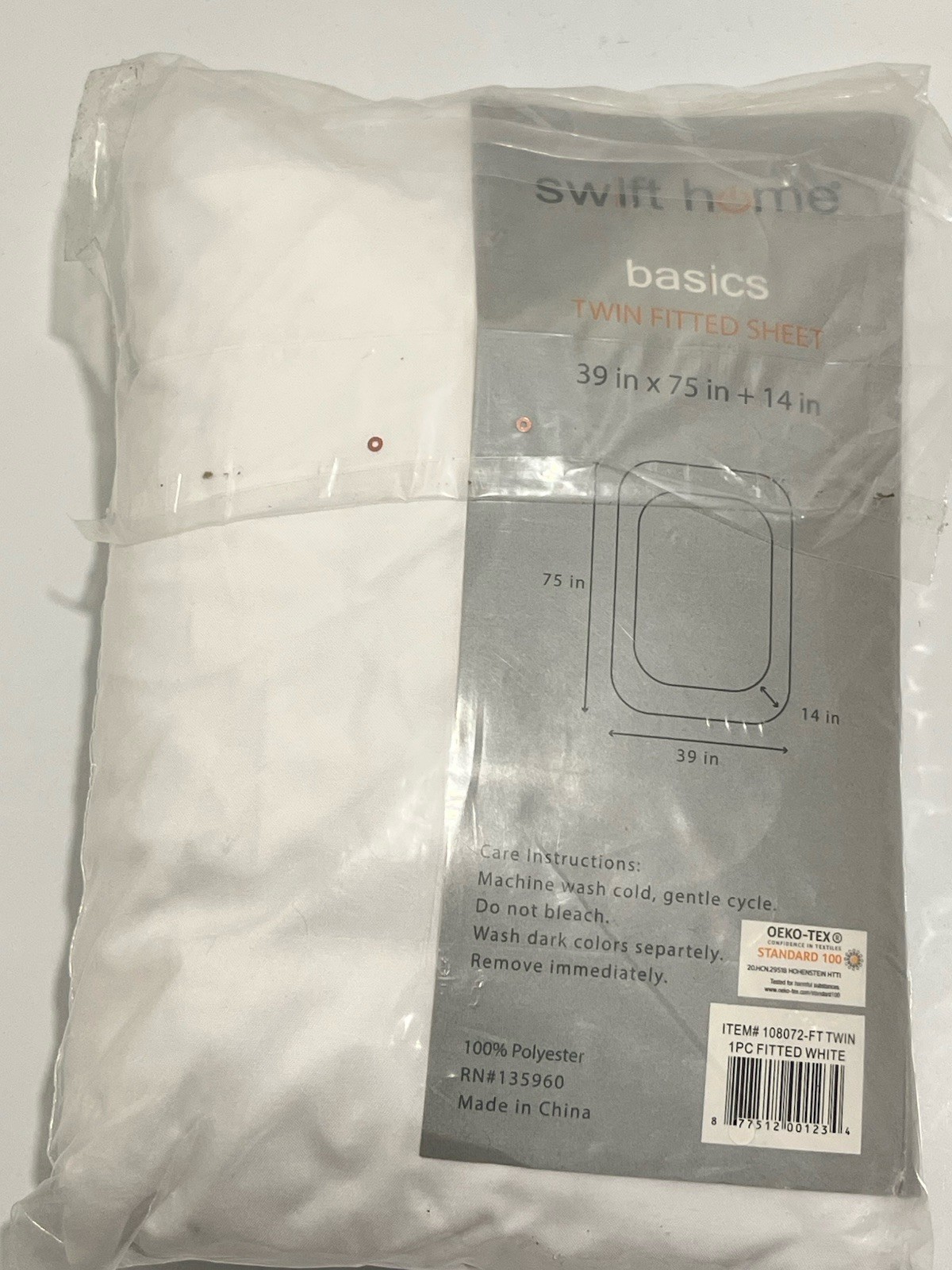 Swift Home 1800 Series-3 Piece Sheet Set- Twin 39x17 gallery