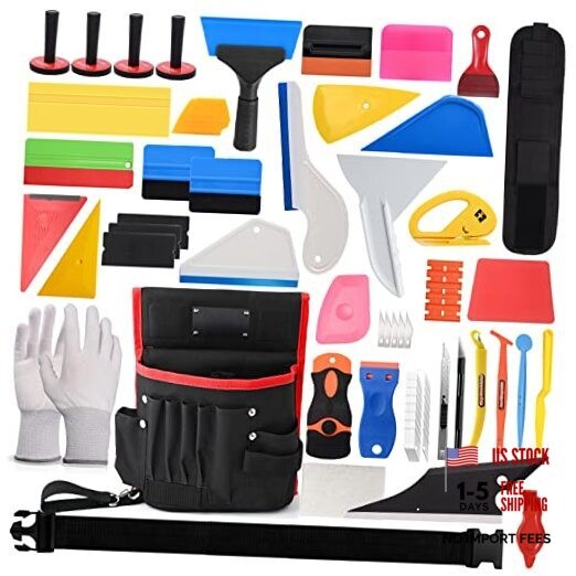 Vinyl Wrap Tool Window Tint Film Application Kit Includes Wrap Tools Bag gallery