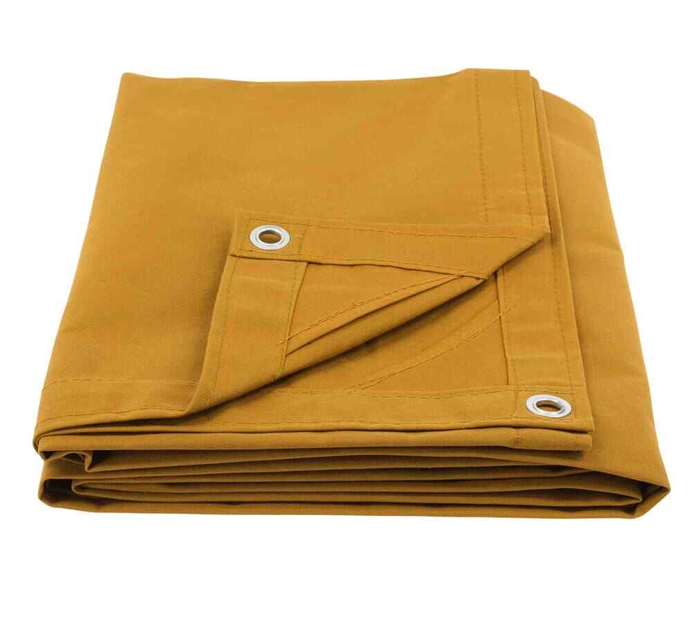 20' x 20' Tan Canvas Tarp 12oz Heavy Duty Water Resistant gallery