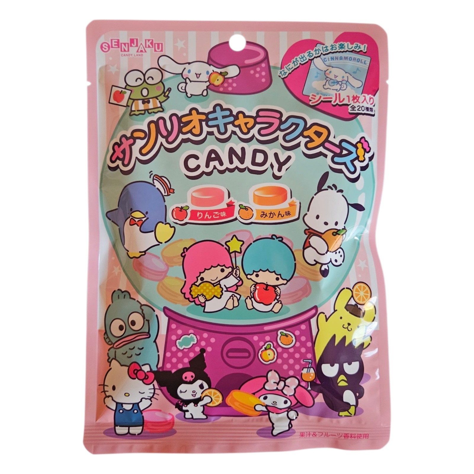 Senjaku Japan Sanrio Characters Candy | 47g | - Apple & Mandarin Orange Flavor gallery