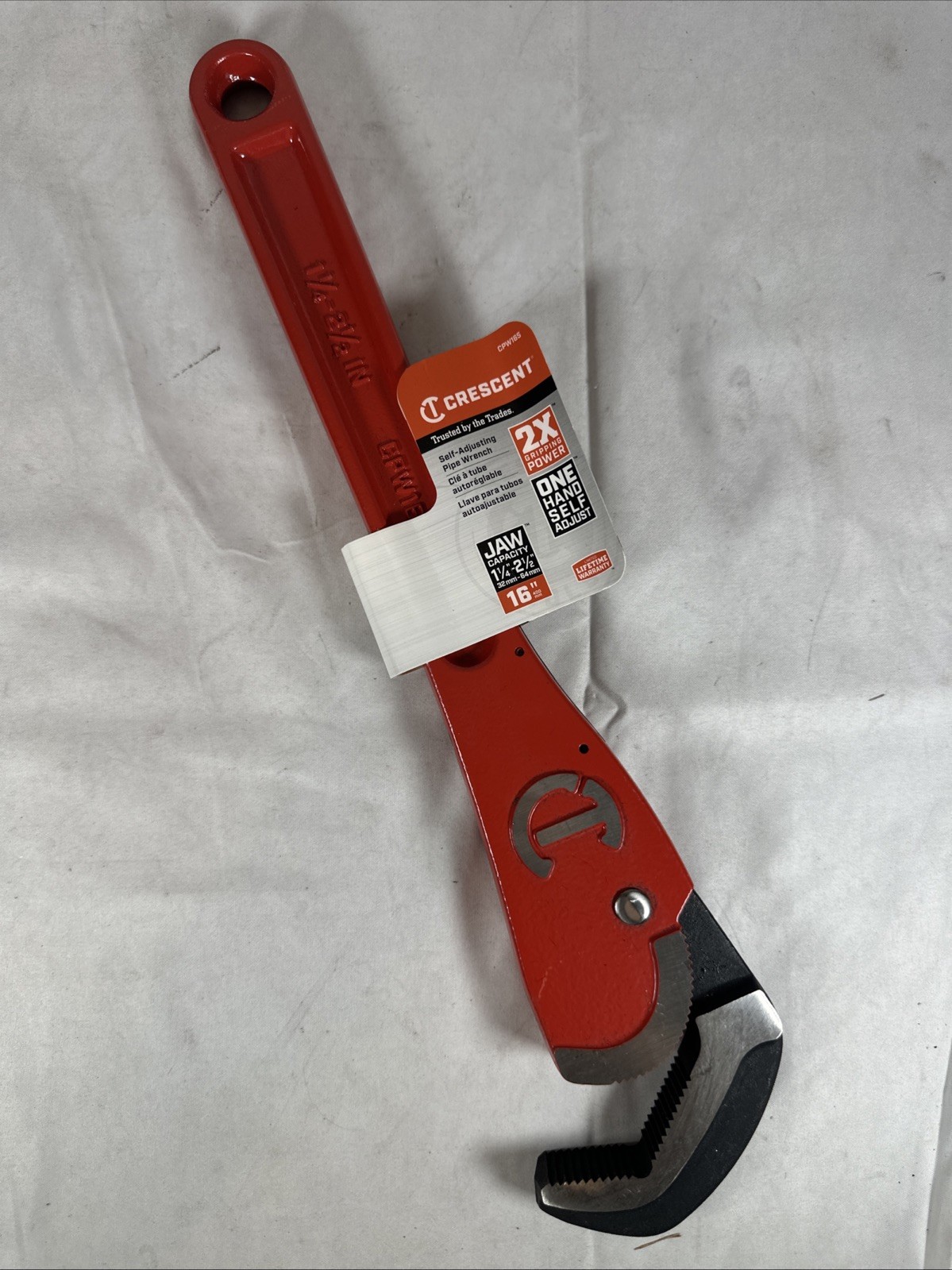 16 in. self adjusting pipe wrench gallery