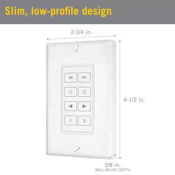 Wireless White Light Dimmer Switch for CCT Tunable White LED Lights gallery