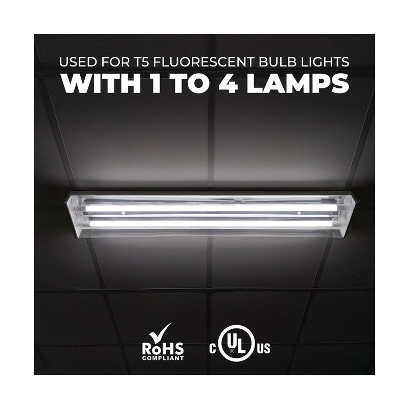 OHLECTRIC Replacement for ICN-4S54-90C-2LS-G, 4 Lamp, T5 Fluorescent Electron... gallery