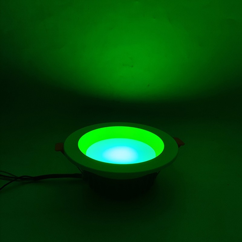 RGBW Color Changing LED Recessed Ceiling Downlight For Office Home Shop Decor gallery
