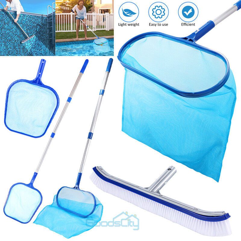 18″ Pool Brush Spa Pool Skimmer Net Kit, Cleaning Swimming Pool, Fine Mesh gallery