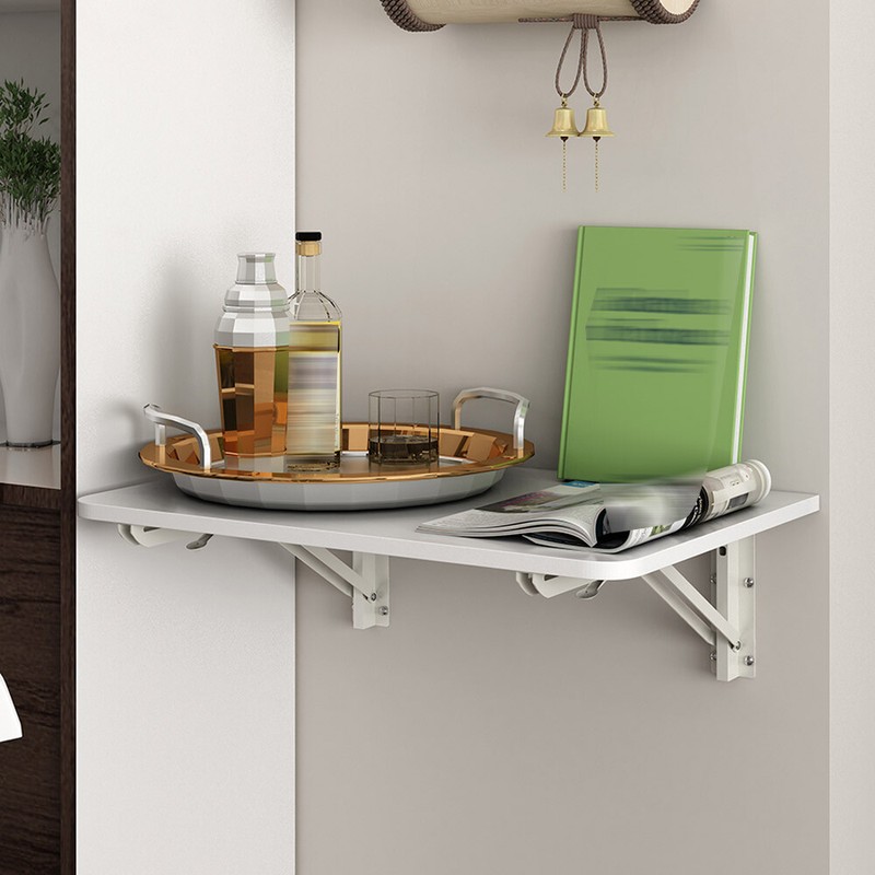 Home/Office Wall Mounted Floating Writing Table Computer Desk Work Table Durable gallery