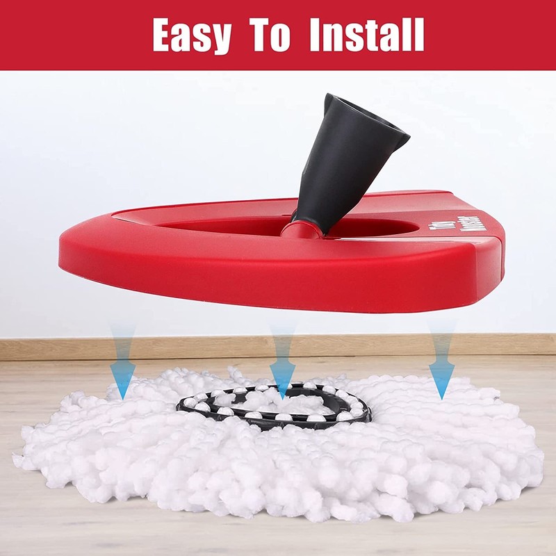 Mop Replacement Base for Easy Wrin Spin Mop,Plastic Mop Cover Case Disc gallery
