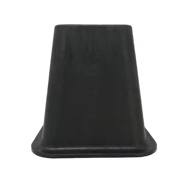 6 Inch Bed Risers 4-Pack Durable Heavy Duty Construction Ensures Black New gallery