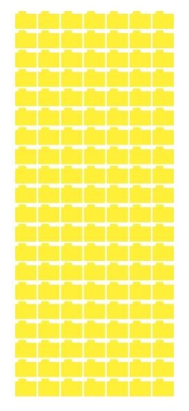 Light Yellow Folder Shaped Stickers Sticker 1/2" DC02-.05-025 gallery